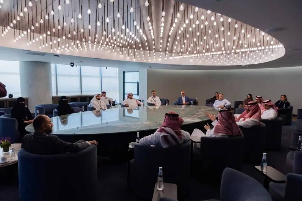 Boardroom meeting in Saudi Arabia Boardroom meeting in Saudi Arabia